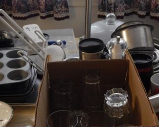 Glassware. Baking pans!!
