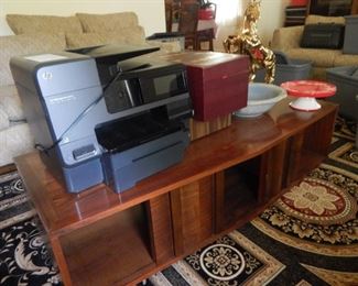 Mid Century coffee table. HP printer...retails for $500.00... Used but works...$95.00