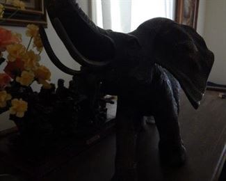 Bronze elephant... large and well made.