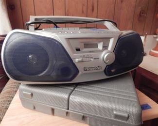 Panasonic boom box.