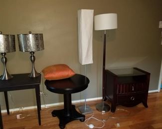 Tables available. Lamps - sold
