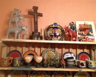 Glassware, cups, mugs, bowls, handmade in US and Mexico