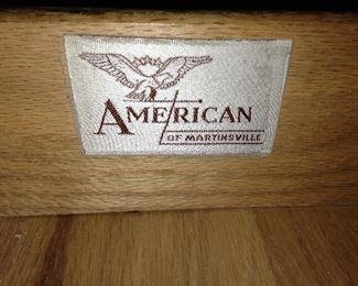 Mid century bureau and another American of Martinsville wide bureau is available