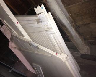 Assorted bedboards and doors