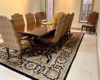 Banquet Sized Dining Table & 10 Chairs