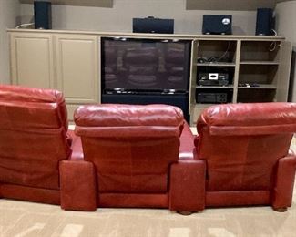 Set of 3 Media Chairs