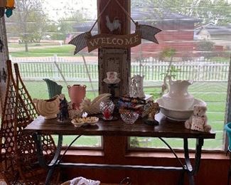 Vintage Pottery, Sofa Table