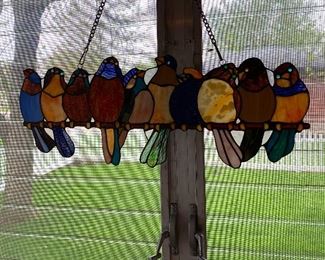 Stained Glass Birds