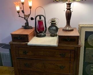 Marble Antique Dresser