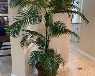 There are three of these artificial palms.