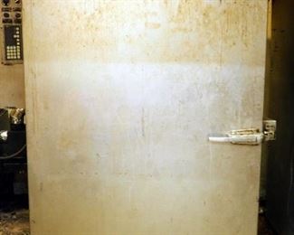 Smith Stainless Steel Smokehouse Model STH-590 SN# 1910 Includes Wood Pellet Hopper 89"H x 60"W x 48"D