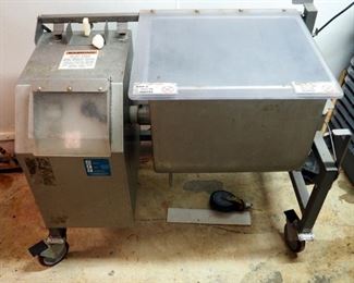 Daniels Commercial Stainless Steel Electric Mixer Model DMX 100, 100 Lbs. Capacity