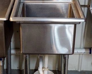 Stainless Steel Hand Sink 44.5" x 24" x 24"