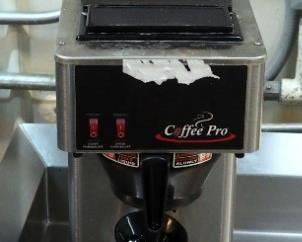 Electric Commercial Coffee Pro Coffee Maker, Model ACH-2, Powers On