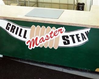 L-Shaped Service Counter 37"H x 96"W x 26"D