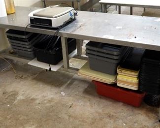 Stainless Steel Table 34"H x 96"L x 30"D