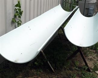 Custom Made Troughs, Qty 2, 38"H x 8.5'L and 38"H x 13.5'L