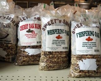 Sweet-N Smoky Blended All Natural BBQ Smoking Chips, Includes Great Grape, Apple/Hickory, Persimmon, Cherry Oak and More, Approximately 40 Bags