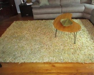 Mid-Century Modern Walnut Kidney Shaped Table
Shaggy Rugs