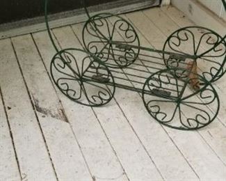 Small outdoor tea cart