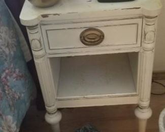 Wonderful shabby chic nightstand, two available 
