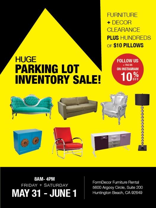 PARKING LOT SALE eblast