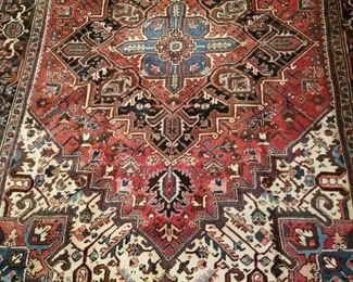 Heriz oriental carpet, room size