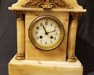 Caldwell & Co. onyx mantle clock