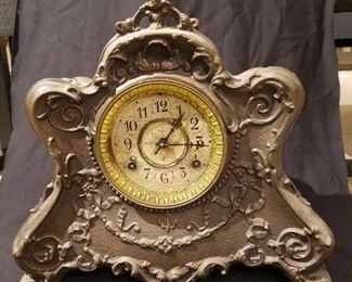 Ceret. Waterbury Clock Co. bronze mantle clock