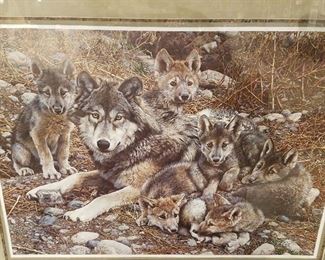 Wolf print by Brends