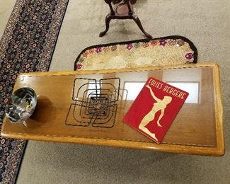 mid-century modern coffee table, etc