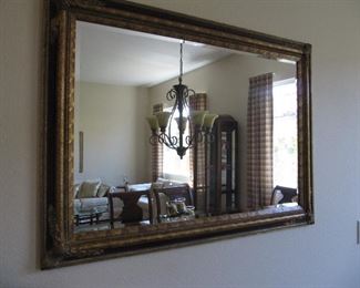 gold framed mirror