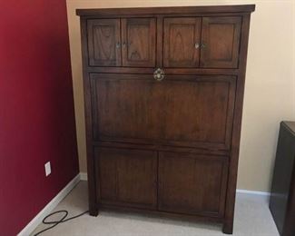 Arhaus Folding Bar Cabinet