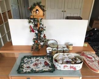 Christmas Birds Decor