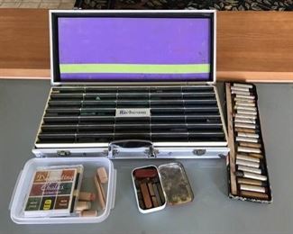 Oil, Crayons, and Chalks