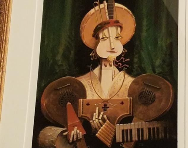 Original John Manders Watercolor