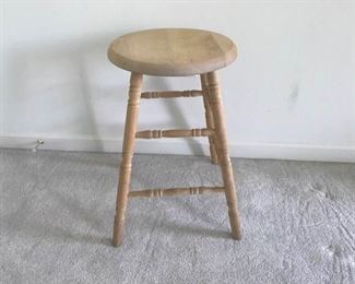 Smooth Wooden Stool