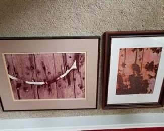 Two Framed Photographs