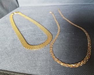 Two Gold Necklaces