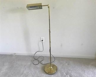 Vintage Brass Floor Lamp
