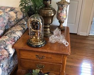 Matching Oak end tables