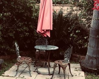 Charming Iron Bistro set