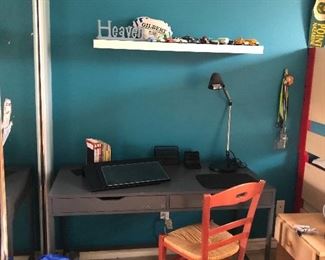 Desk - toy cars sold