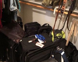 Suitcases - belts - handbags!