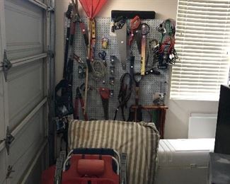 Tools, camping, coolers