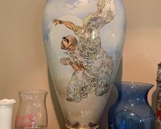 Hand painted porcelain vase - appraised