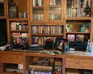 Entertainment Center / DVD's / CD's / and more