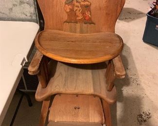 Vintage highchair