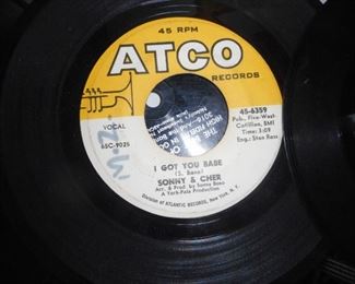 45's Sonny Cher I Got you Babe