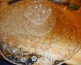 Fostoria Under Plate, Bowl 